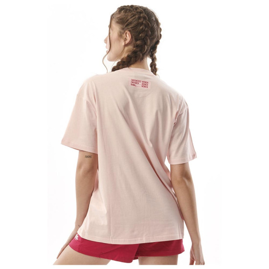 Bodyaction Γυναικεία κοντομάνικη μπλούζα Oversized Tee